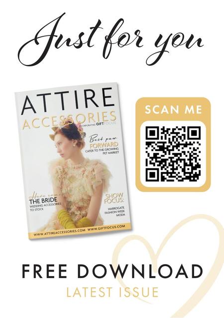 View a flyer to promote Attire Accessories magazine